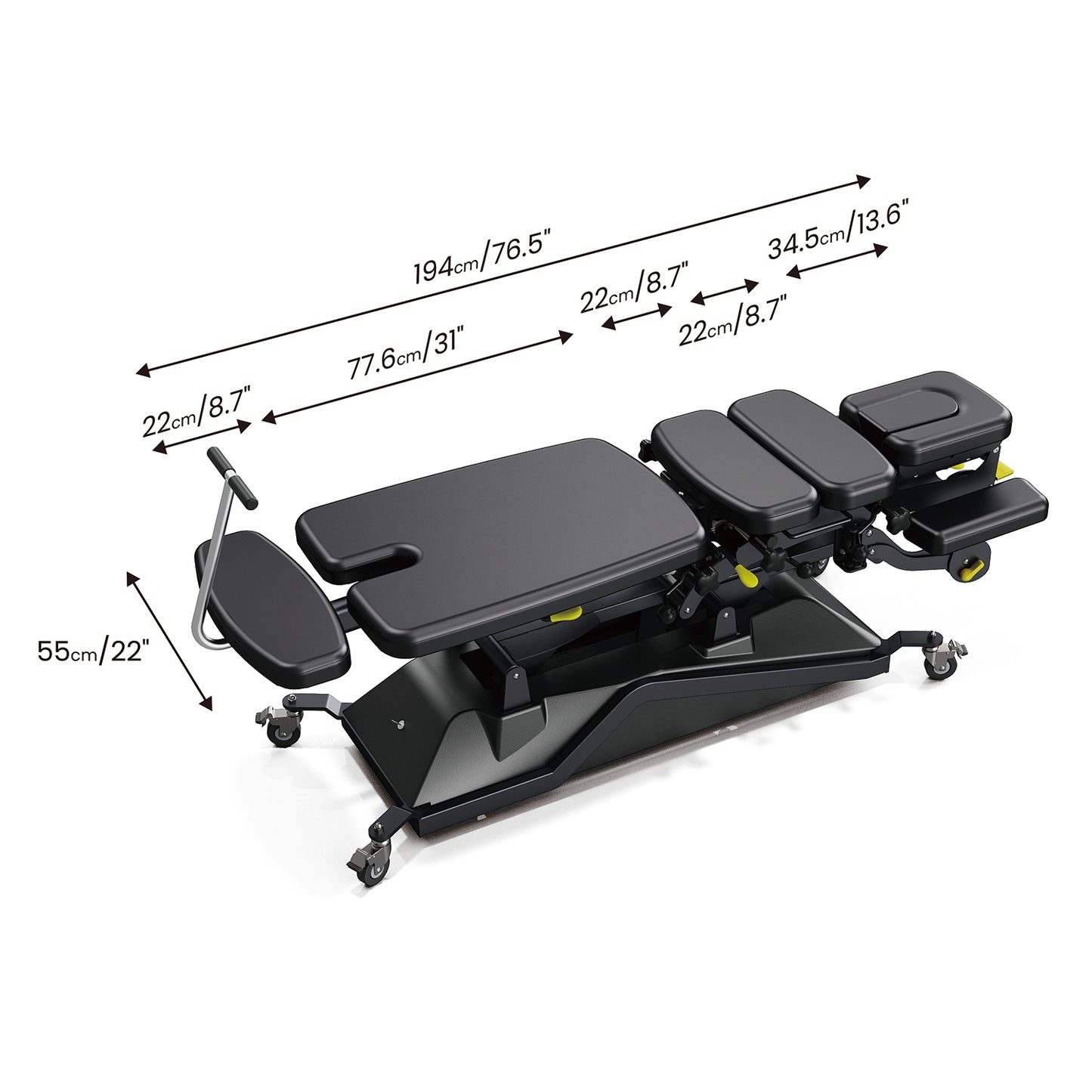 MT Chiropractic® Herrington-480 Drop Chiropractic Flexion Distraction Manipulation Table