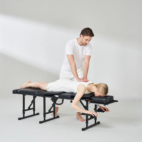 MT Chiropractic™ Arena-180 Aluminum Portable Chiropractic Adjustment Table – Lightweight yet Stable