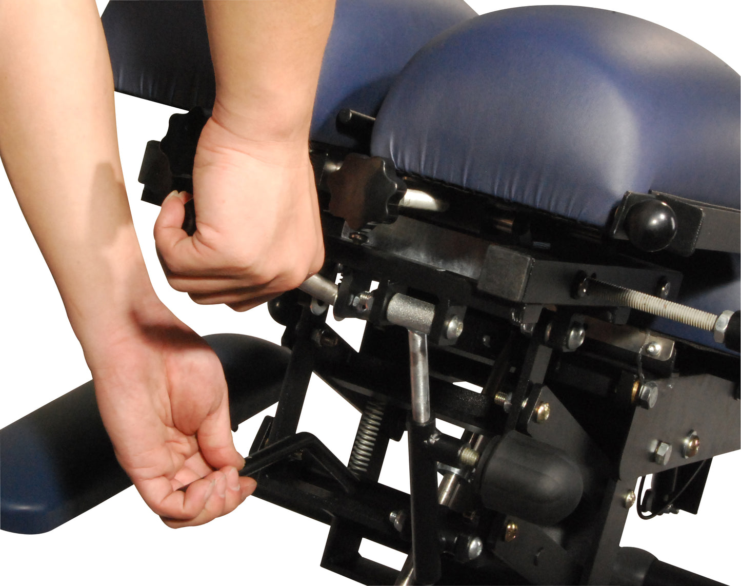 MT Chiropractic™ Iron-280 Stationary Chiropractic Adjustment Benches – Manual Drop  & Break-Away Section