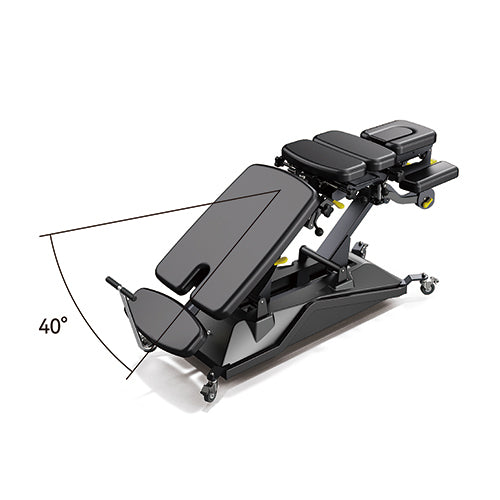 Smooth Vertical Flexion-Down to 40°