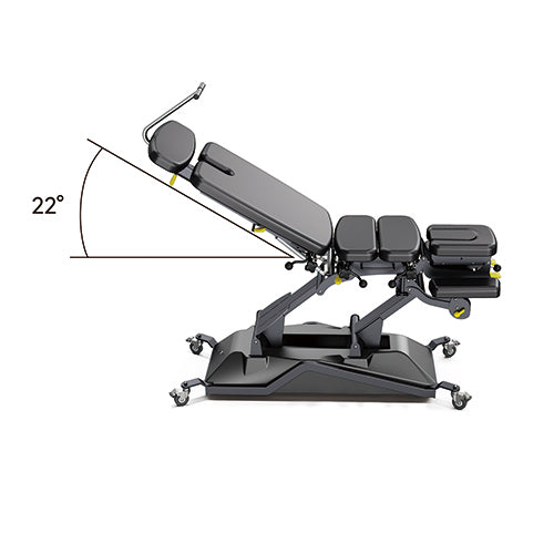 Upward Lumbar Flexion up to 22°