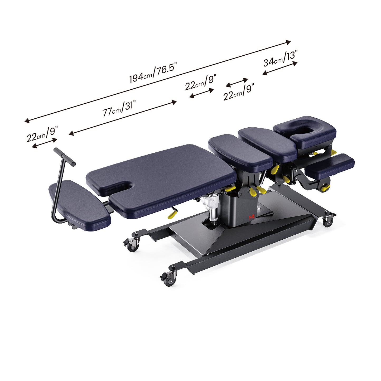 MT Chiropractic™ Prime-400 Chiropractic Table – Manual Drop & Flexion-Distraction Spine Treatment