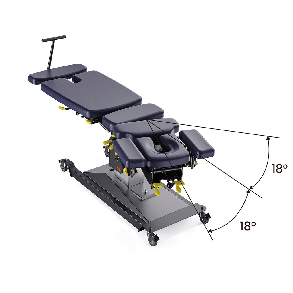 MT Chiropractic® Prime-400 Chiropractic Table – Manual Drop & Flexion-Distraction Spine Treatment