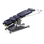 MT Chiropractic® Prime-400 Chiropractic Table – Manual Drop & Flexion-Distraction Spine Treatment