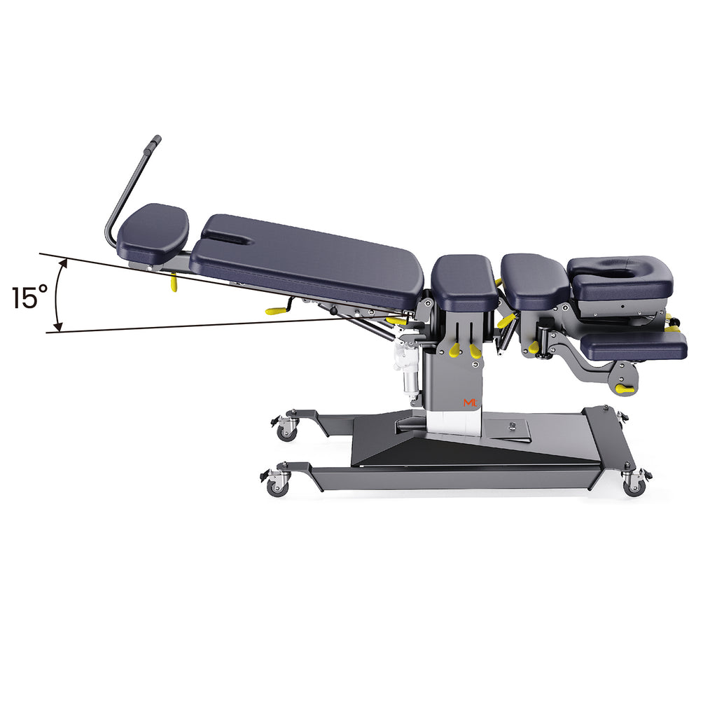 MT Chiropractic® Prime-400 Chiropractic Table – Manual Drop & Flexion-Distraction Spine Treatment
