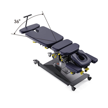 MT Chiropractic™ Prime-400 Chiropractic Table – Manual Drop & Flexion-Distraction Spine Treatment